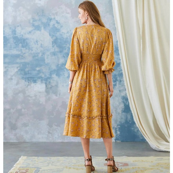 OUTERKNOWN Claudette Dress in Marigold - Size Medium - NEW w/o Tags! - Picture 9 of 15